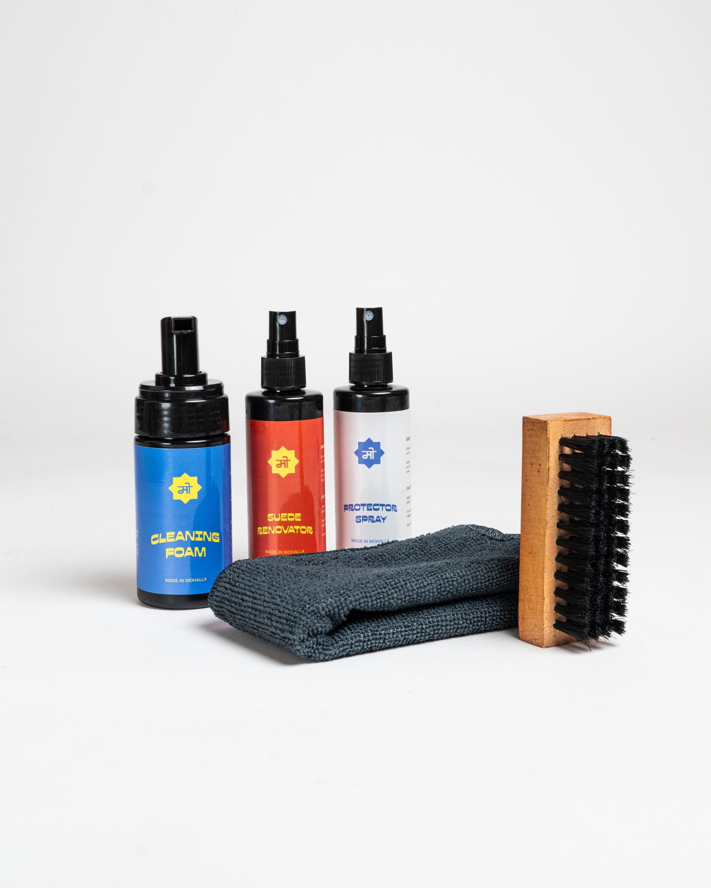 ULTIMATE JUGAAD KIT - CLEANING FOAM, PROTECTION SPRAY, SUEDE RENOVATOR, MICROFIBER CLOTH AND BRUSH